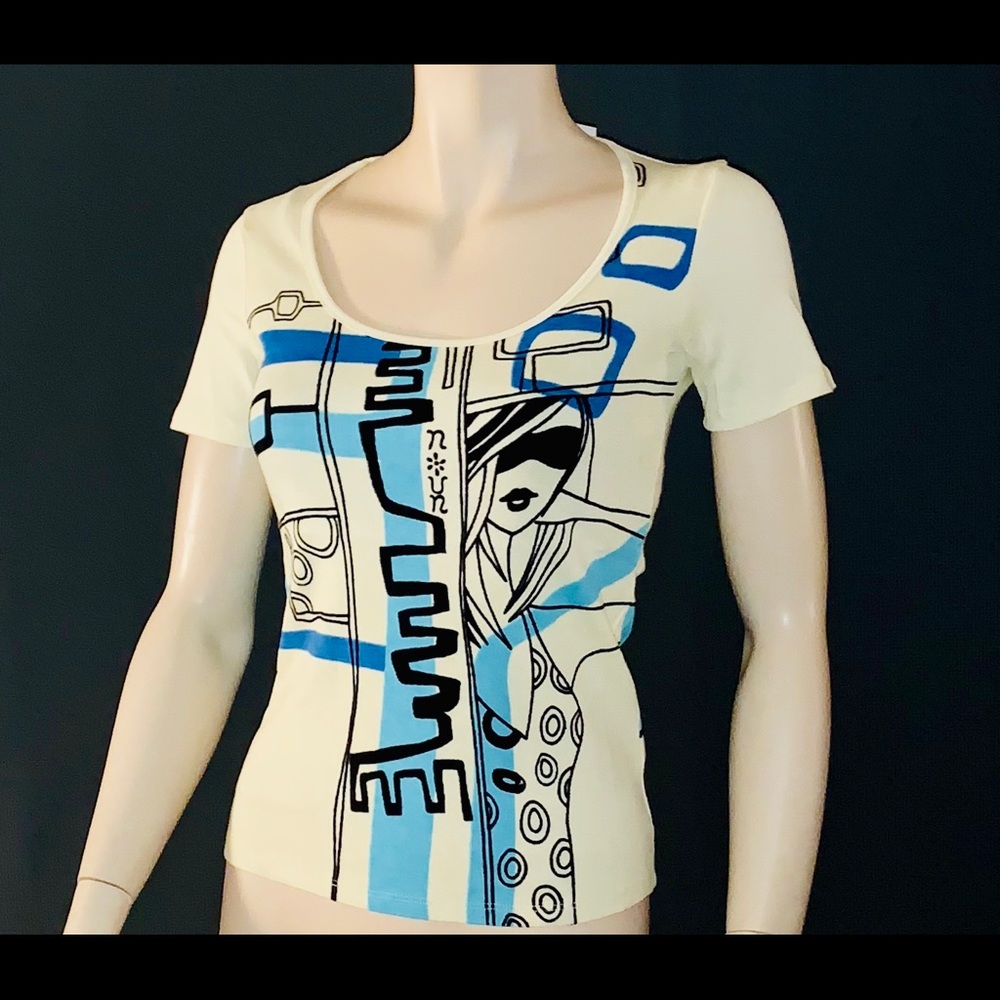 NWT - Vintage French Noun T-shirt (S, M,)